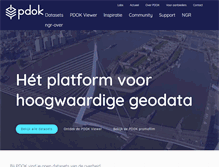 Tablet Screenshot of pdok.nl